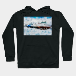 North Rustico Fishing Boats PEI 3 Hoodie